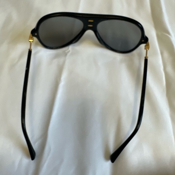 H&M x Balmain Collaboration Sunglasses - Aviator Style - Unisex - Black/Gold - Picture 9 of 14